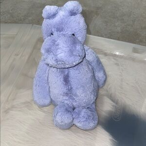 Jellycat nwt Plush Purple Hippo stuffed animal authentic